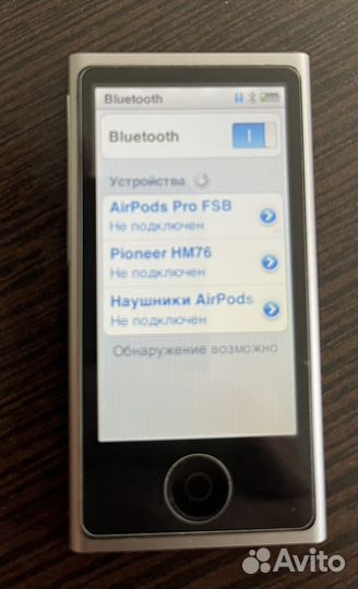 Плеер iPod nano bluetooth