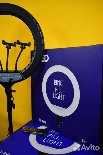 Кольцевая светодиодная лампа 460B 46 см, с пультом