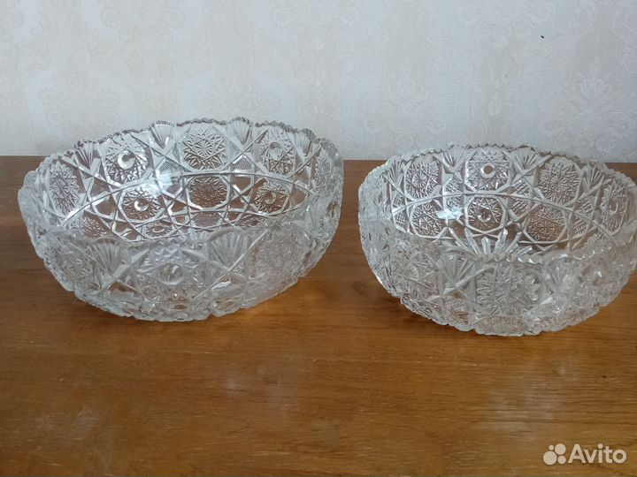 Салатник хрустальный