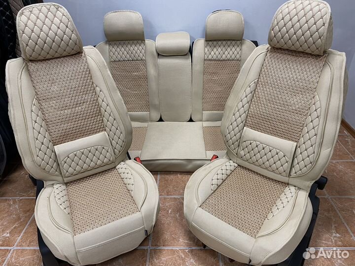 Авточехлы вязаная середина