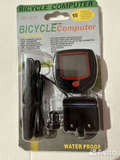 Велокомпьютер 15 функций новый