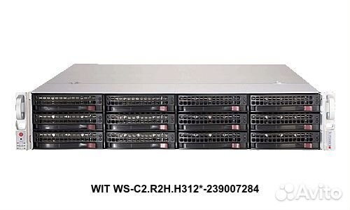 Сервер Supermicro WIT WS-C2.R2H.H312-239007284