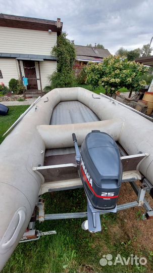 Лодка пвх с мотором и прицепом
