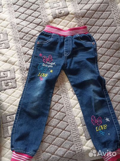 Джинсовый костюм на девочку