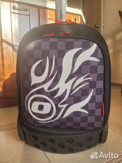 Рюкзак школьный на колесах Nikidom White Fire, L