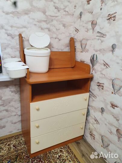 Детский комод с пеленальным столиком