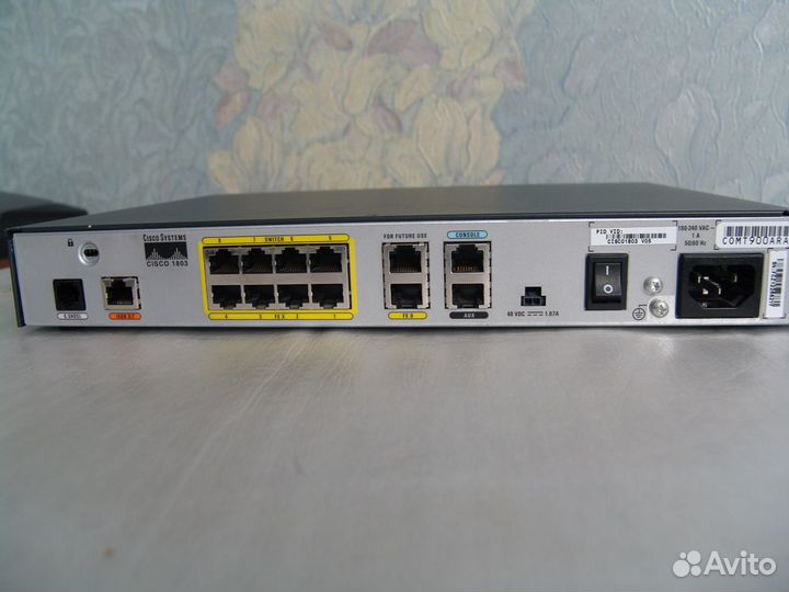 Модем/Маршрутизатор- Cisco 1800+cisco WS-C2950-12