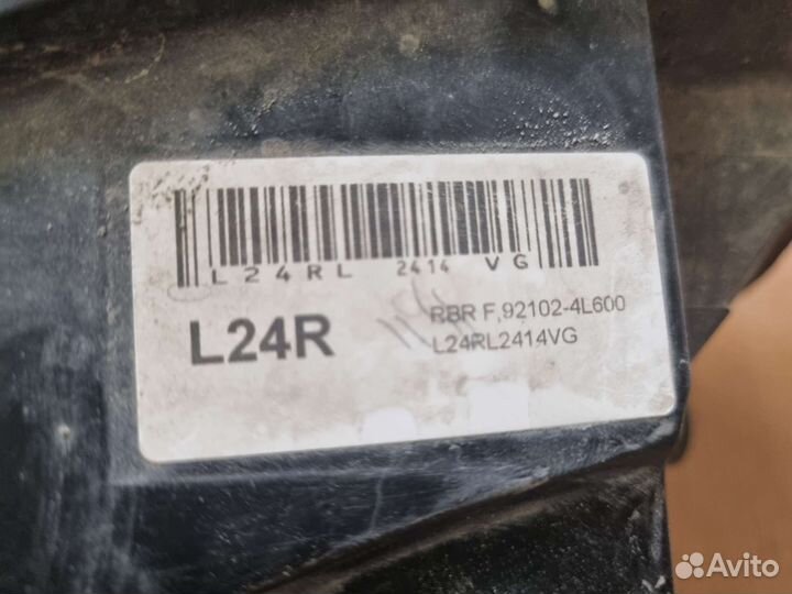 Фара hyundai solaris 1 рестайлинг