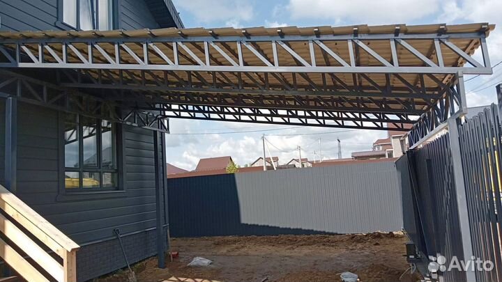 Установка навесов под ключ