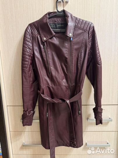 Кожаный плащ