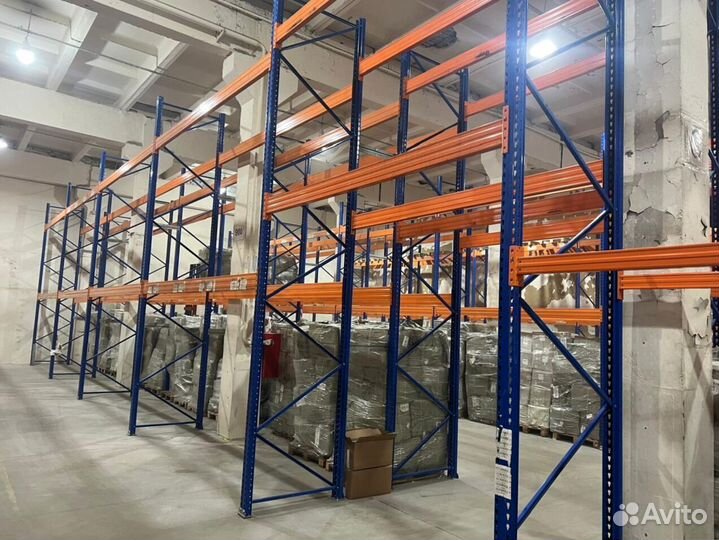 Фронтальные стеллажи паллетные Медведь Бу № 8918