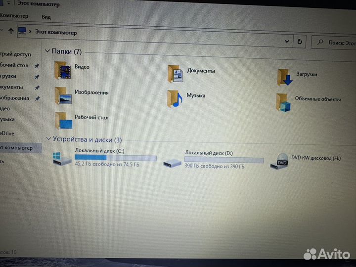 Ноутбук Toshiba, проц intel, 500 Gb диск