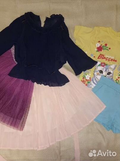 Детские вещи пакетом для девочек р-р 122-128