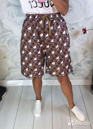 Шорты Gucci бермуды (2 цвета.) lux