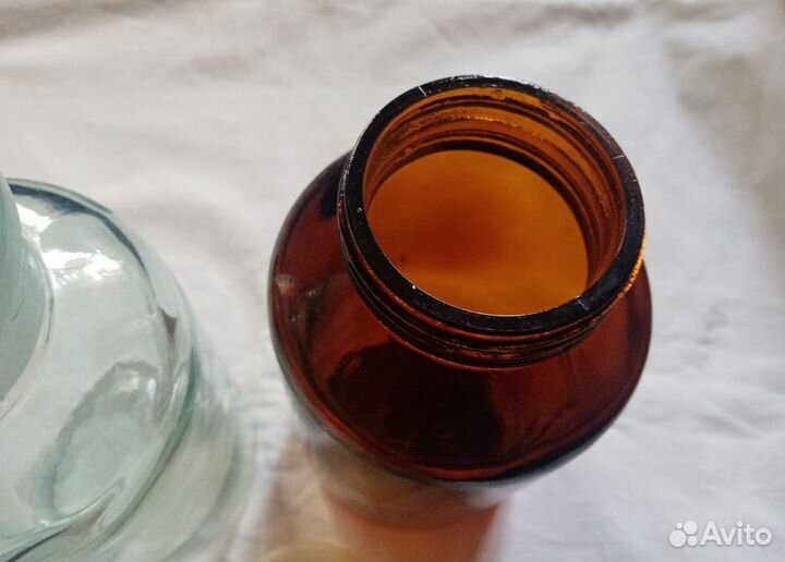 Старинные стеклянные банки 1 л. Винтаж СССР