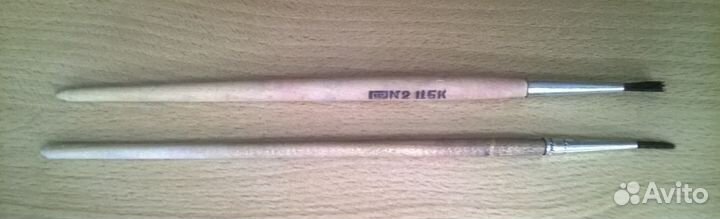 Краски Кисточки Перо Винтаж СССР