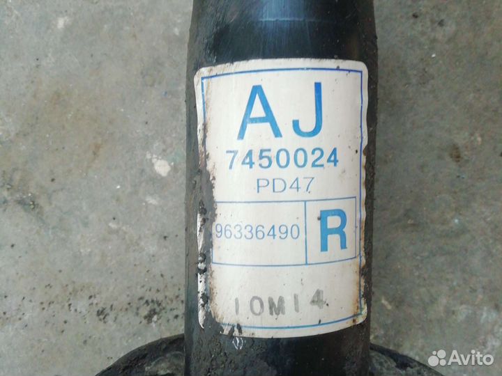 Амортизатор передний правый matiz