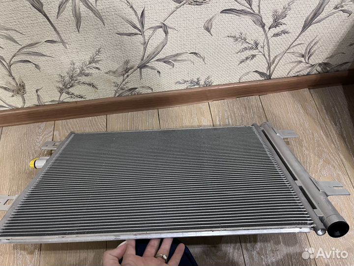 Радиатор кондиционера на renault logan 2
