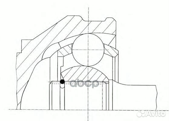 305176 шрус наружный Ford Focus II/C-MAX 1.4-1