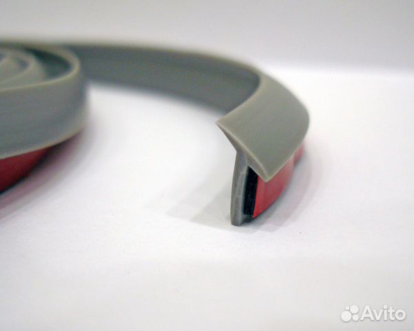 Уплотнительная резинка 8мм для обвесов. Цвет Серый