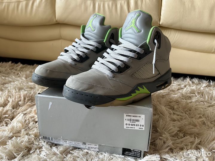 Jordan 5 Retro Green Bean оригинал