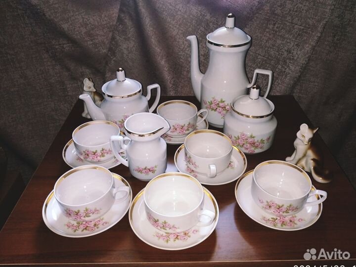 Чайно кофейный сервиз СССР