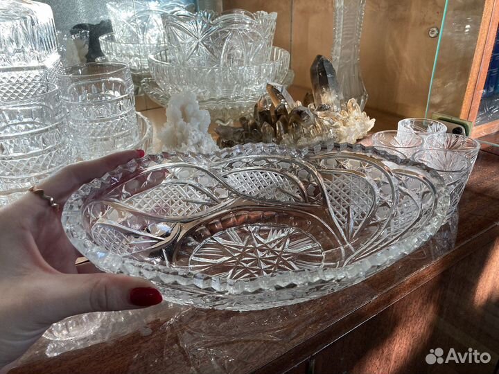 Хрустальное блюдо