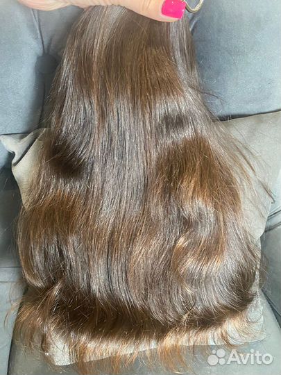 Подростковые волосы 48 см 119 г тонкие/нежные