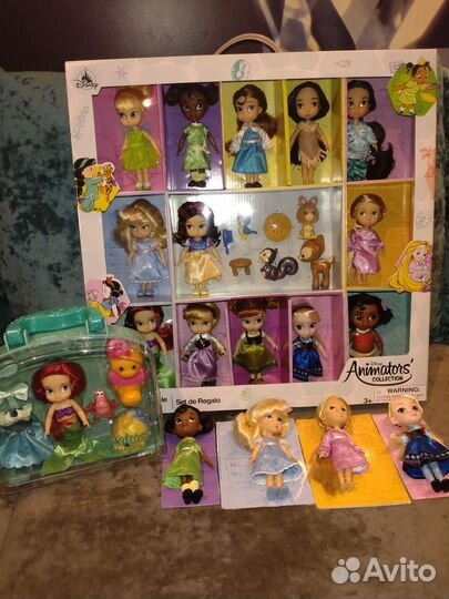 Дисней набор кукол minianimators