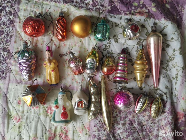 Елочные игрушки СССР