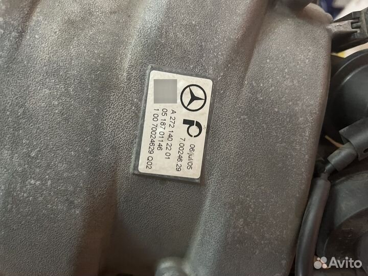 Впускной коллектор м272 мотор