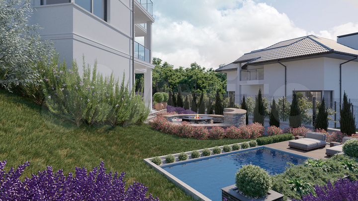 Коттедж 219 м² на участке 6,8 сот.