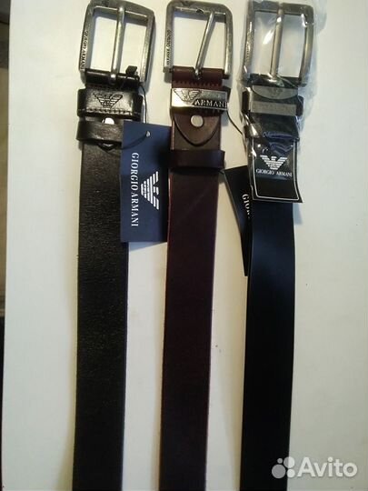 Мужской кожаный ремень