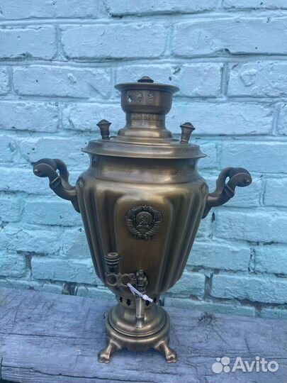 Самовар рюмка. Патина