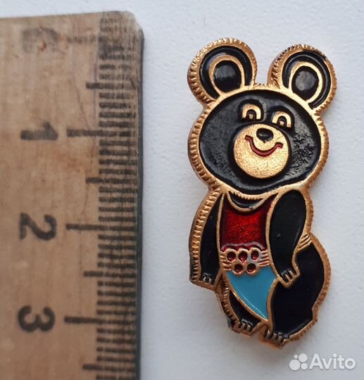 Значки олимпиада 80 мишка