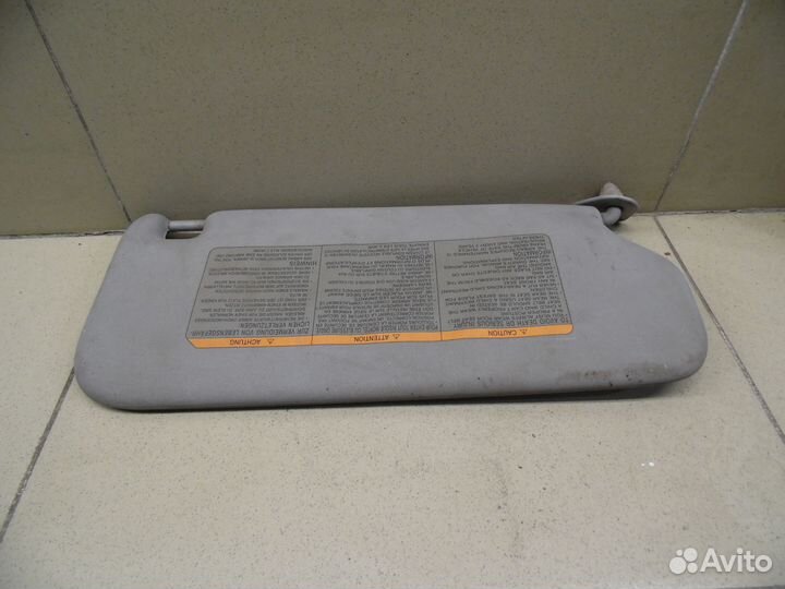 Козырек солнцезащитный (внутри) Avensis I 1997-200