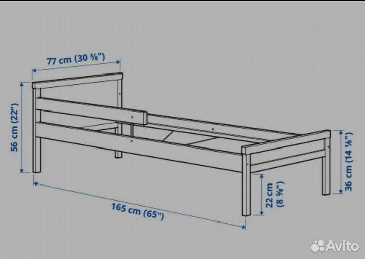 Кровати подростковые IKEA + матрасы IKEA