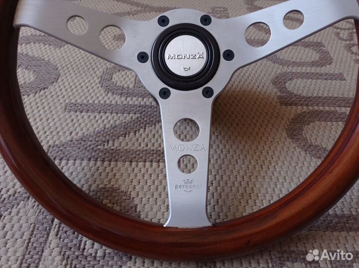 Оригинальный деревянный руль Personal Monza