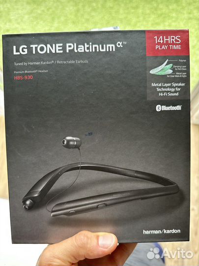Наушники LG Tone Platinum(Harman Kardon)