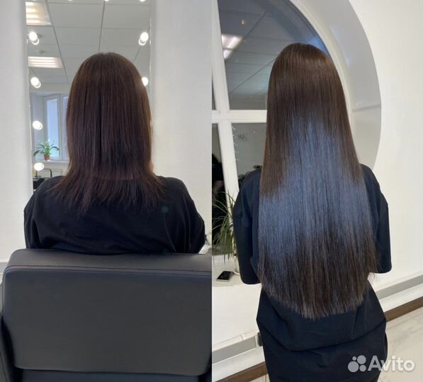 Наращивание натуральных волос