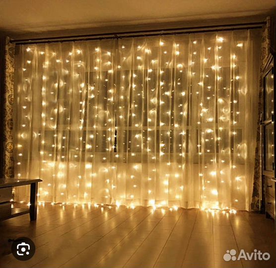 Гирлянда штора