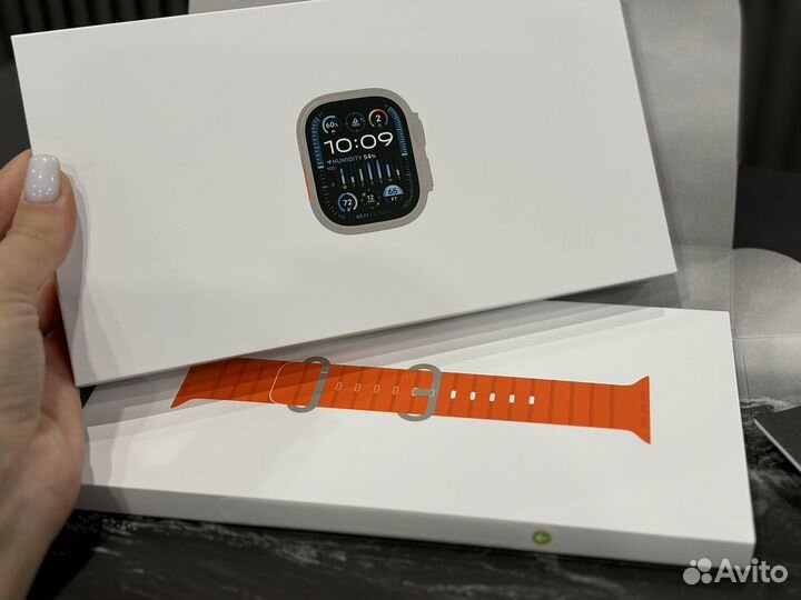 Apple Watch Ultra 2 49mm Orange Ocean Band