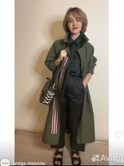 Тренч/плащ, утеплённый, новый, Иволга, 42