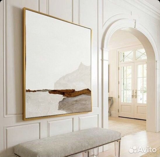 Большая интерьерная картина абстракция