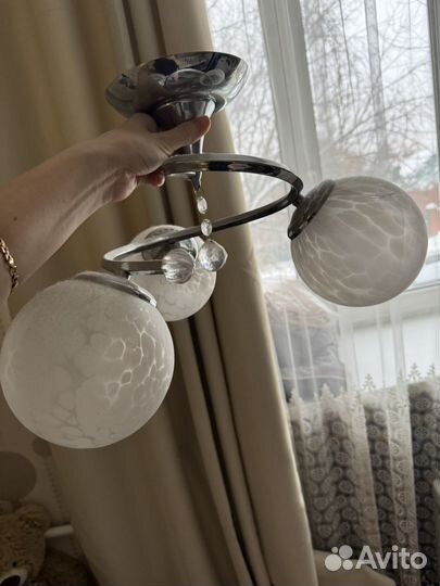 Люстра бу потолочная