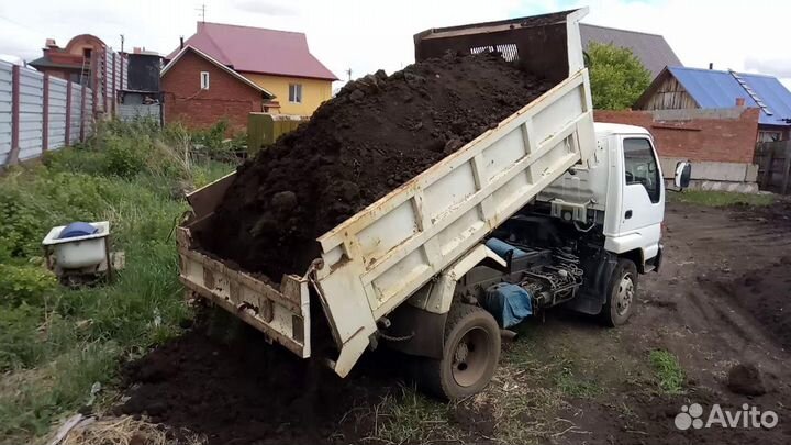 Перегной коровий, Навоз, Земля, Чернозем с доставк