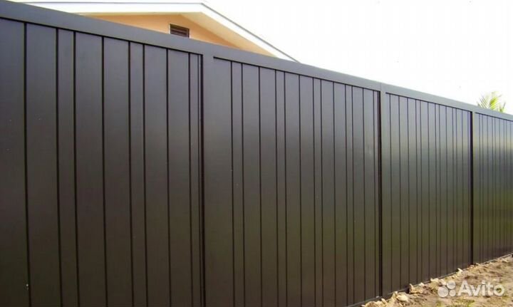 Забор из профлиста замер бесплатно качественно
