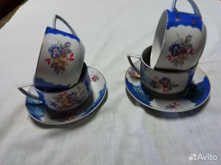Чашка с блюдцем фарфор СССР