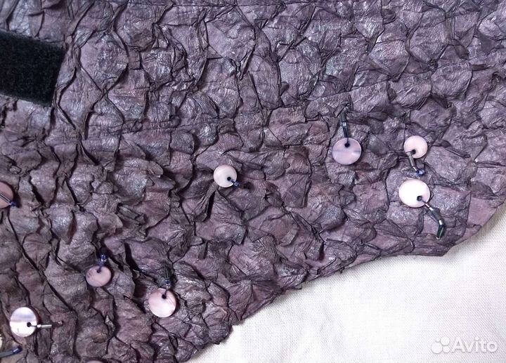 Пояс-ремень из рыбьей кожи