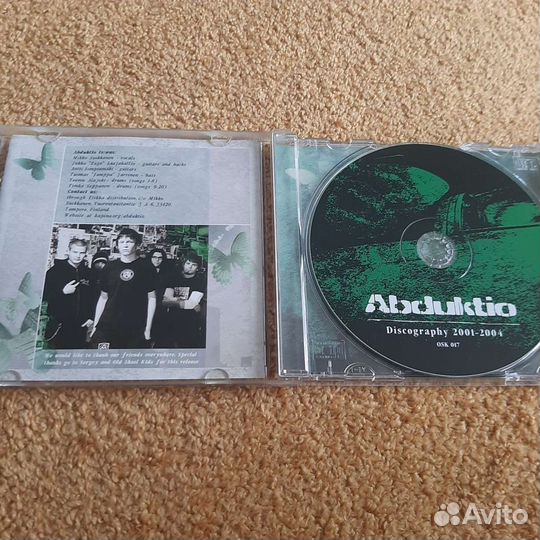 Abduktio - Discography 2001-2004, CD